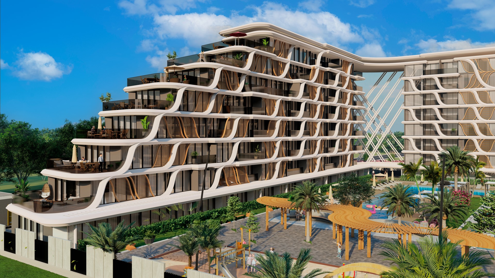 Image of Stylish elite apartments for sale in Altintas district for residence permit and citizenship